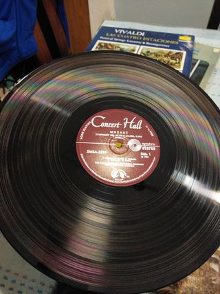 Disco de vinilo de Mozart