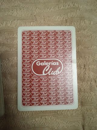 ANTIGUA BARAJA FOURNIER CLUB GALERÍAS PRECIADOS