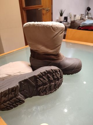 Botas nieve. Descansos