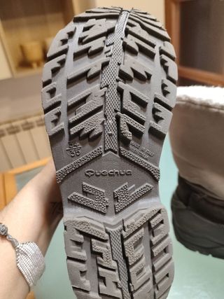 Botas nieve. Descansos