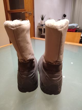 Botas nieve. Descansos