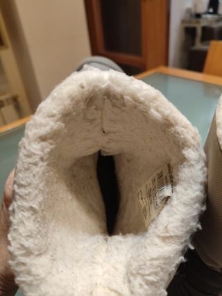 Botas nieve. Descansos