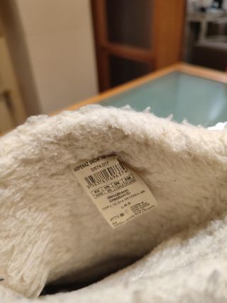 Botas nieve. Descansos