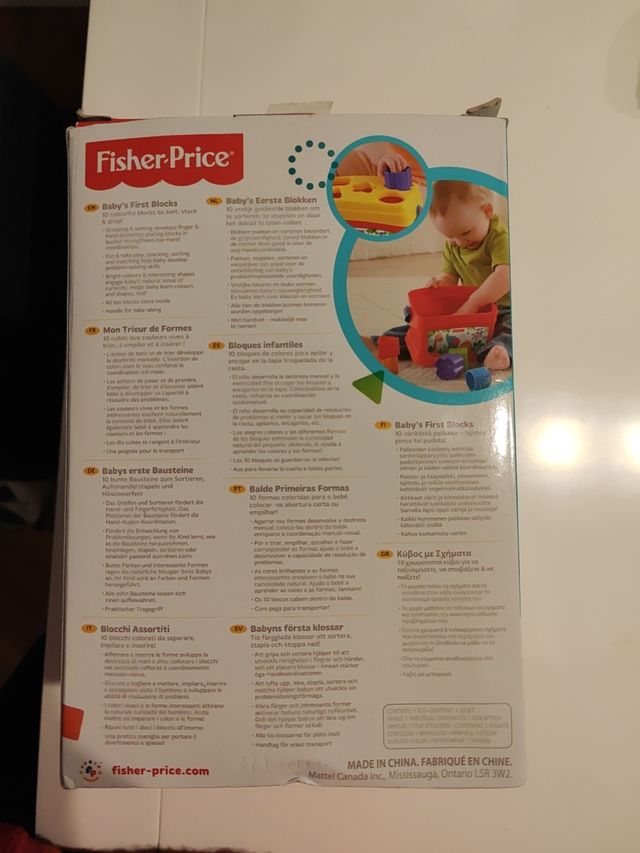 Juguete bloques infantiles Fisher Price 