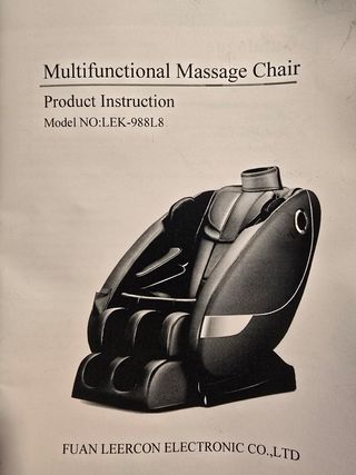 Cadeirão e sofá de massagens profissional novo com