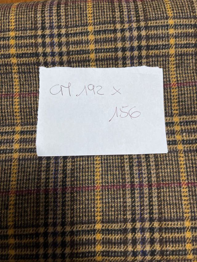 Taglio stoffa lana disegno tipo principe di Galles