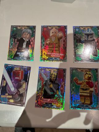 Lote cartas lego star wars