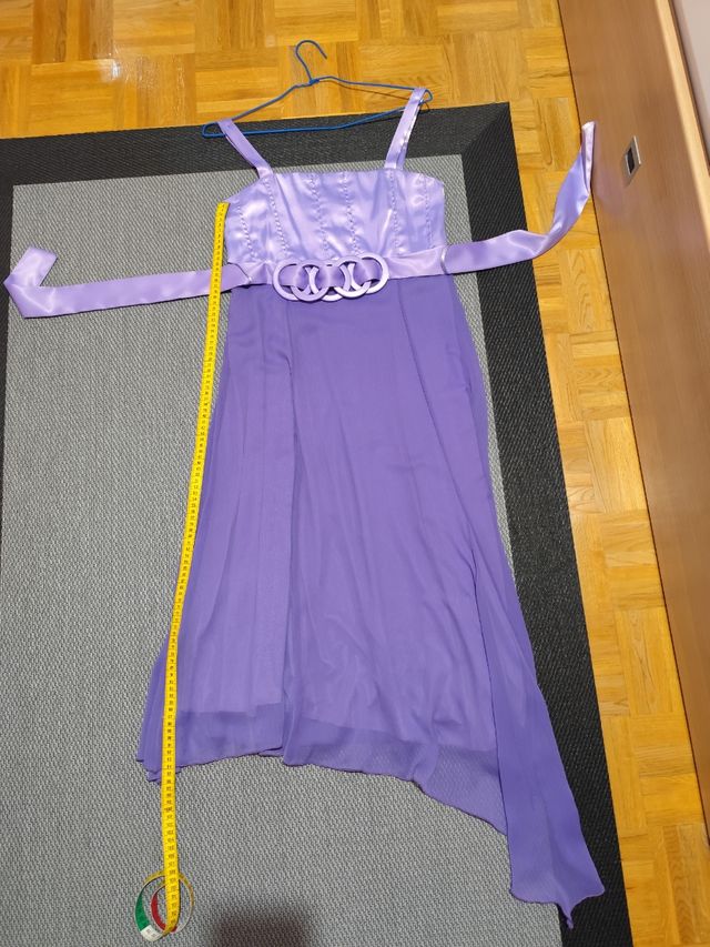 Vestido de fiesta malva talla 38/40