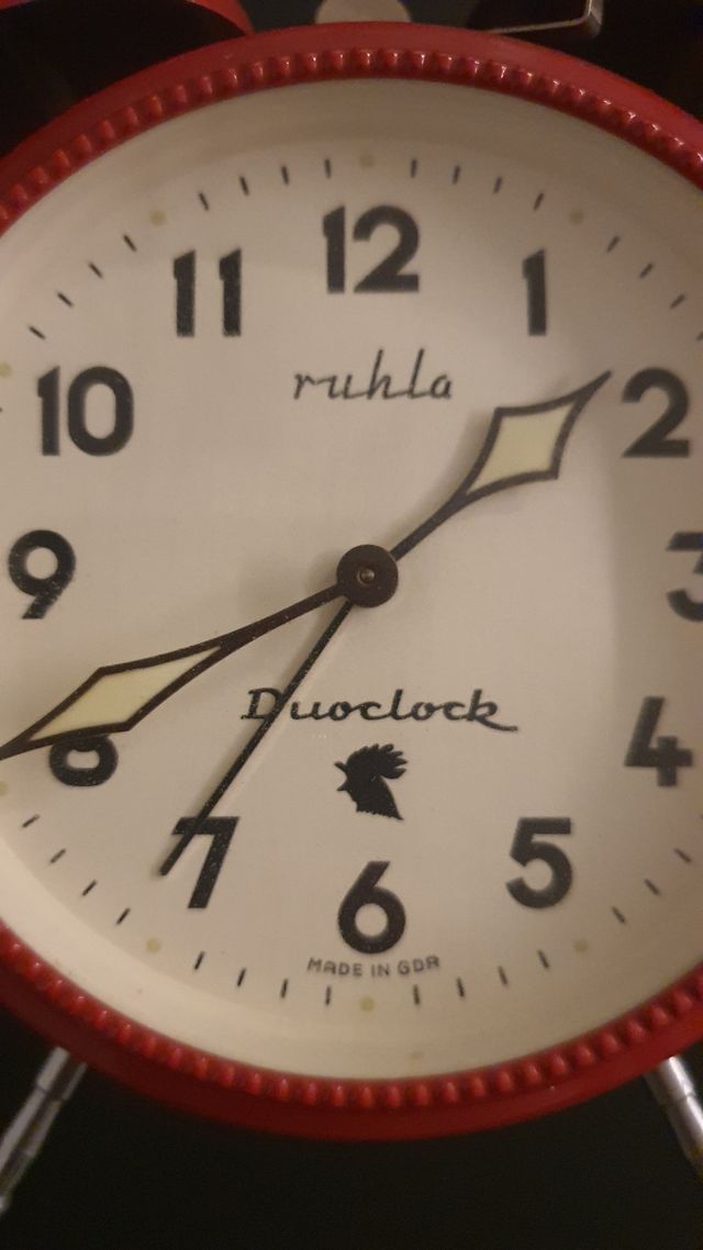 Sveglia vintage Ruhla Duoclock