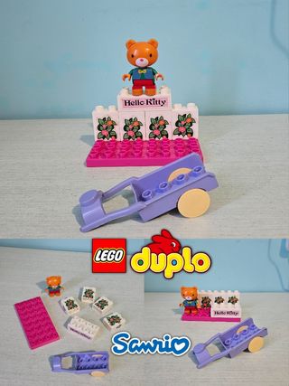 Tippy Sanrio Lego Duplo + Mattoncini + Carretto