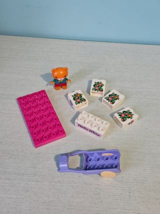 Tippy Sanrio Lego Duplo + Mattoncini + Carretto