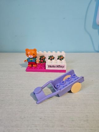Tippy Sanrio Lego Duplo + Mattoncini + Carretto