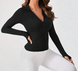 NUEVA Chaqueta deportiva negra