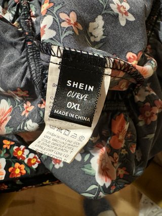 Vestido negro shein