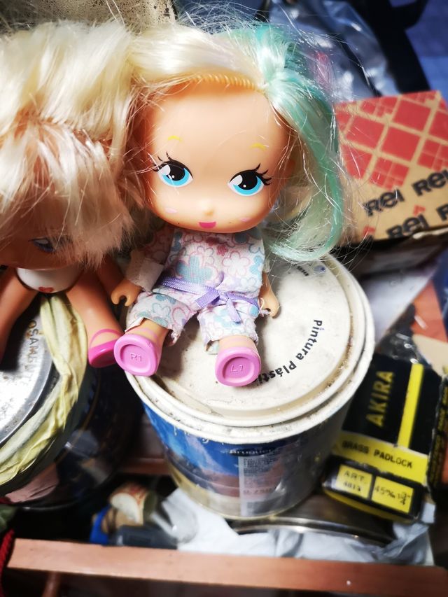 Tres muñecas de famosa