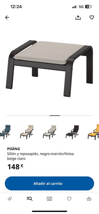 Hamaca con reposapies