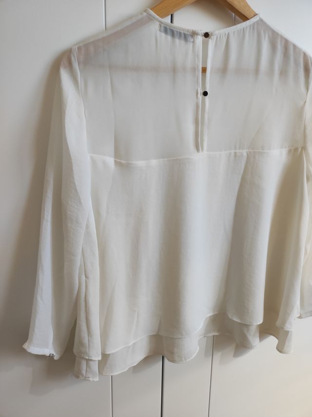 Camisa Bershka blanca