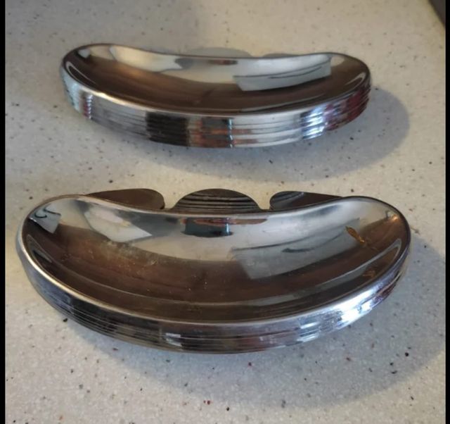 Bandeja de inoxidable vintage AMC