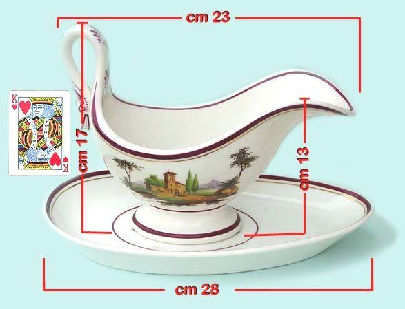 Antica Salsiera Porcellana VecchiaParigi 1800/1820