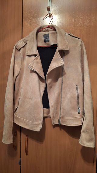 Chaqueta corta antelina 