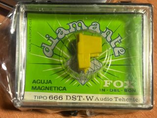 Aguja magnetica tocadiscos