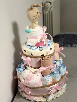 Torta di pannolini pronta!