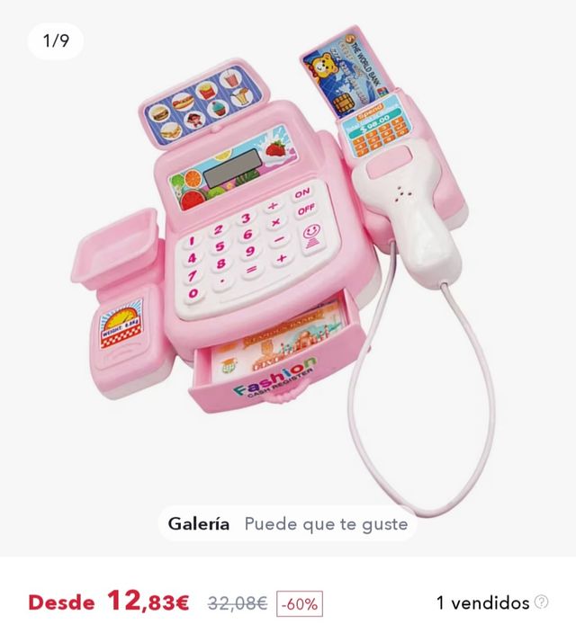 Cajero de supermercado, nuevo.