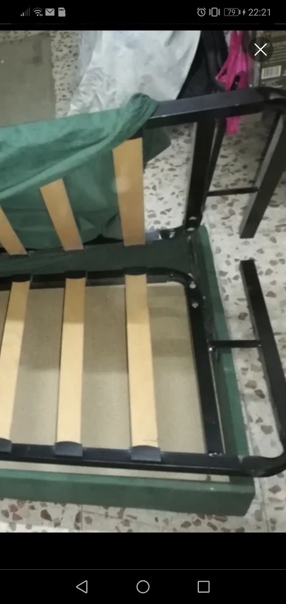 Estructura sofá cama clip clap somier armazón