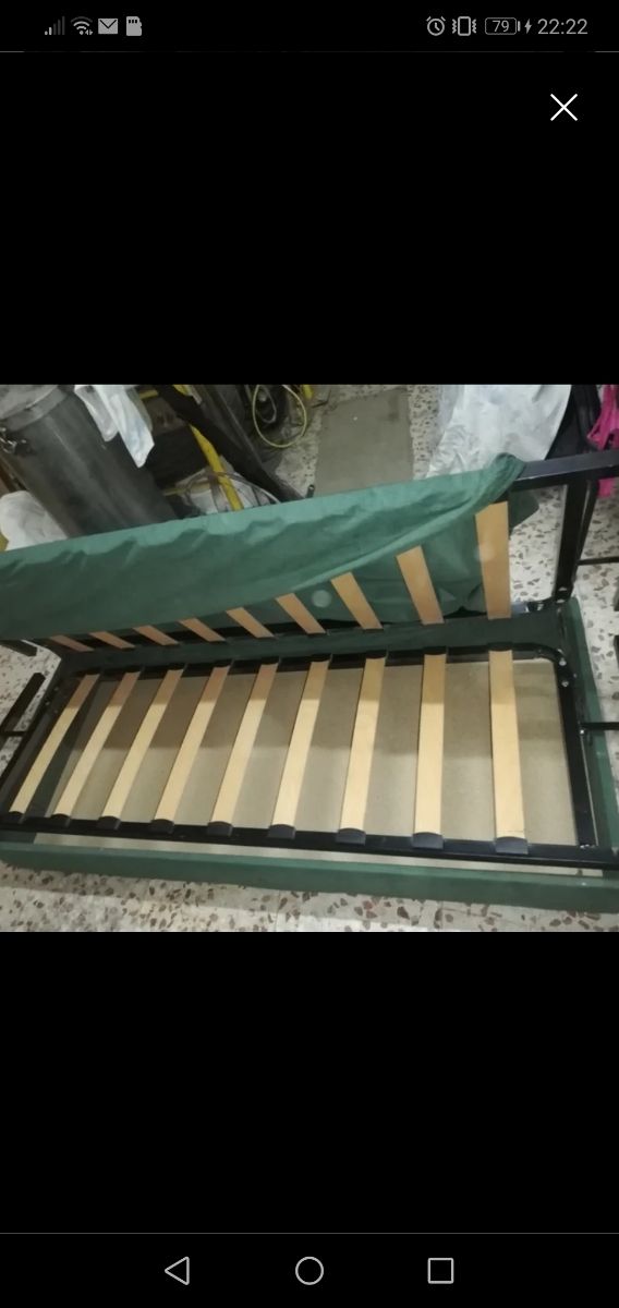 Estructura sofá cama clip clap somier armazón