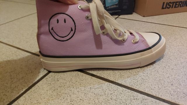 Sneakers lilla con smile n 39
