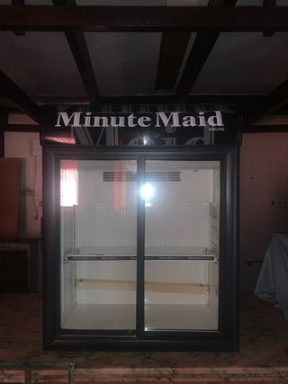 Nevera de dos puertas minute maid