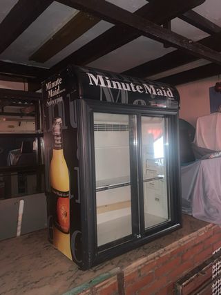 Nevera de dos puertas minute maid