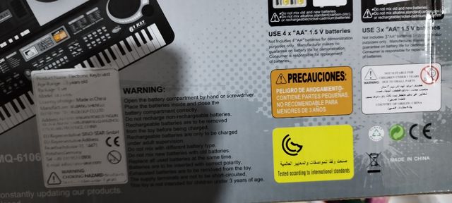 Teclado inalámbrico niños