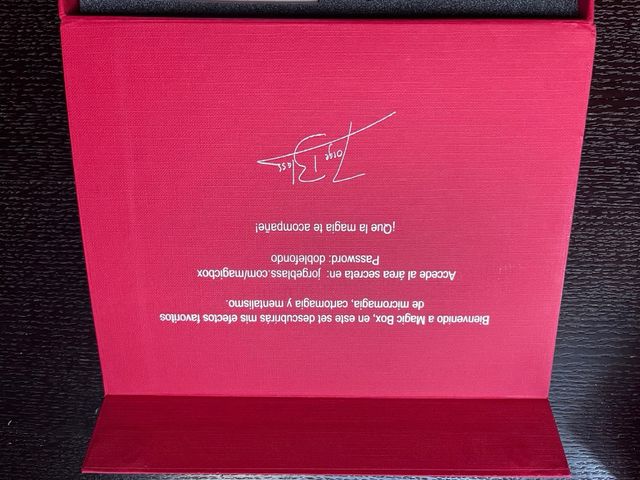 Juego de magia Jorge Blass