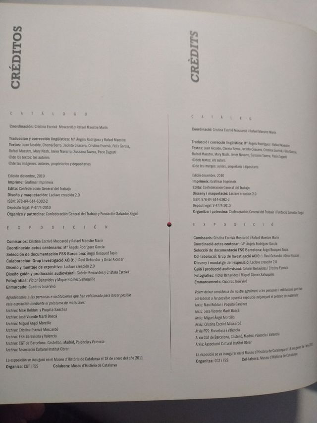 100 AÑOS DE ANARCOSINDICALISMO. CGT.