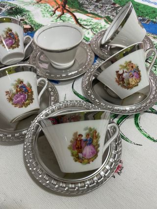 Juego, tazas café decoradas