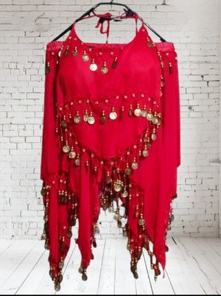 Conjunto danza del vientre. Talla M.