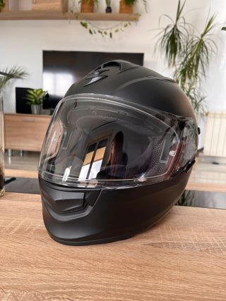 Casco moto Scorpion negro