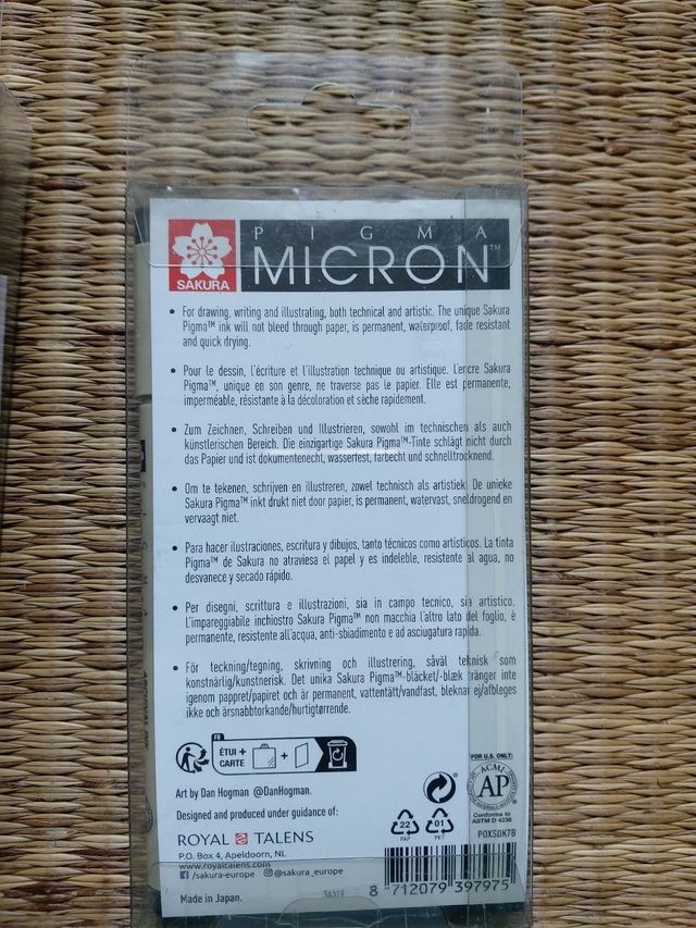 Rotuladores Pigma Micron nuevos