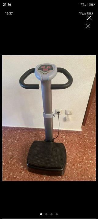 Maquina de gimnasia vibradora 