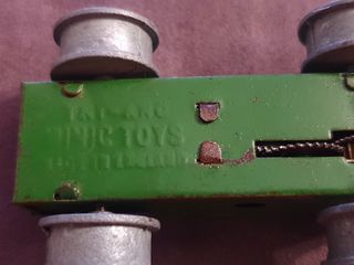 1940/50 Trator de lata Minic Toys Tri-Anc de corda