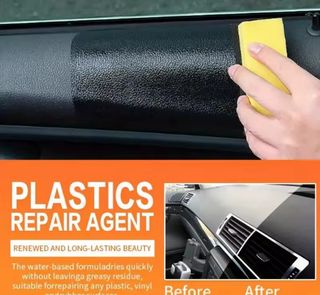 Crema Restauración BRILLO plásticos/Cuero Coche
