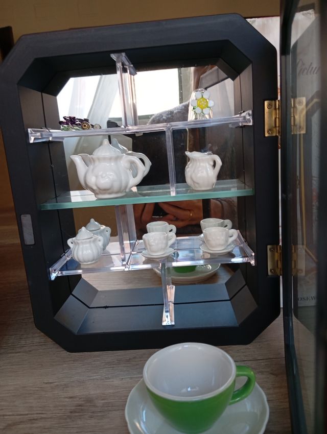 VITRINA CON MINIATURAS