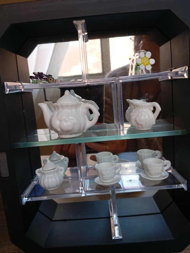 VITRINA CON MINIATURAS