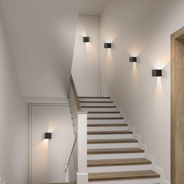 Aplique de pared LED interior exterior 12W Aplique