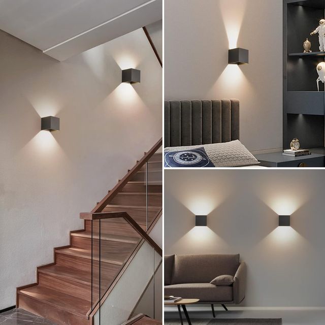 Aplique de pared LED interior exterior 12W Aplique