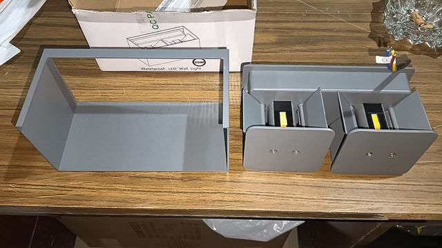 Aplique de pared LED interior exterior 12W Aplique