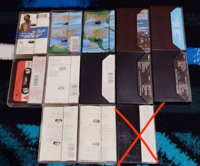 Cintas Cassettes variedades de música