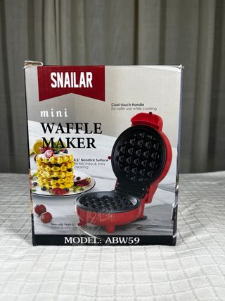 SNAILAR Gofrera Mini, ‎550Ｗ Waffle Maker