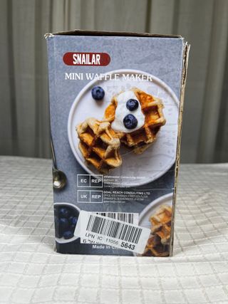 SNAILAR Gofrera Mini, ‎550Ｗ Waffle Maker